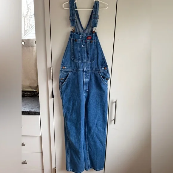Dickies Kids Denim Overalls, M (10/12), MSRP $40 - Picture 6 of 13